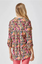 Load image into Gallery viewer, Plus Size 3/4 Sleeve Strawberry Peach Blouse