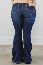 Load image into Gallery viewer, East West Deep Wash Mid Waist Flare