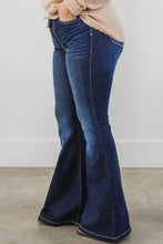 Load image into Gallery viewer, East West Deep Wash Mid Waist Flare