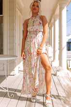 Load image into Gallery viewer, My Faithful Love Multicolor Crisscross Floral Maxi Dress
