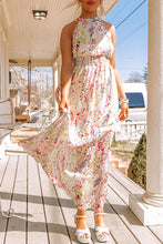 Load image into Gallery viewer, My Faithful Love Multicolor Crisscross Floral Maxi Dress
