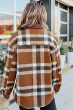 Load image into Gallery viewer, Rust Plaid Corduroy Shacket
