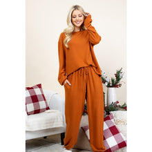 Load image into Gallery viewer, Autumn Spice Cozy Loungewear 2 piece Set
