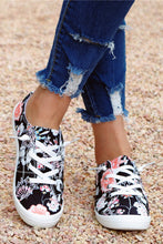 Load image into Gallery viewer, Chelsea Floral Criss Cross Sneakers
