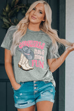 Load image into Gallery viewer, It&#39;s True Cowgirls Do Have More Fun! Graphic Tee
