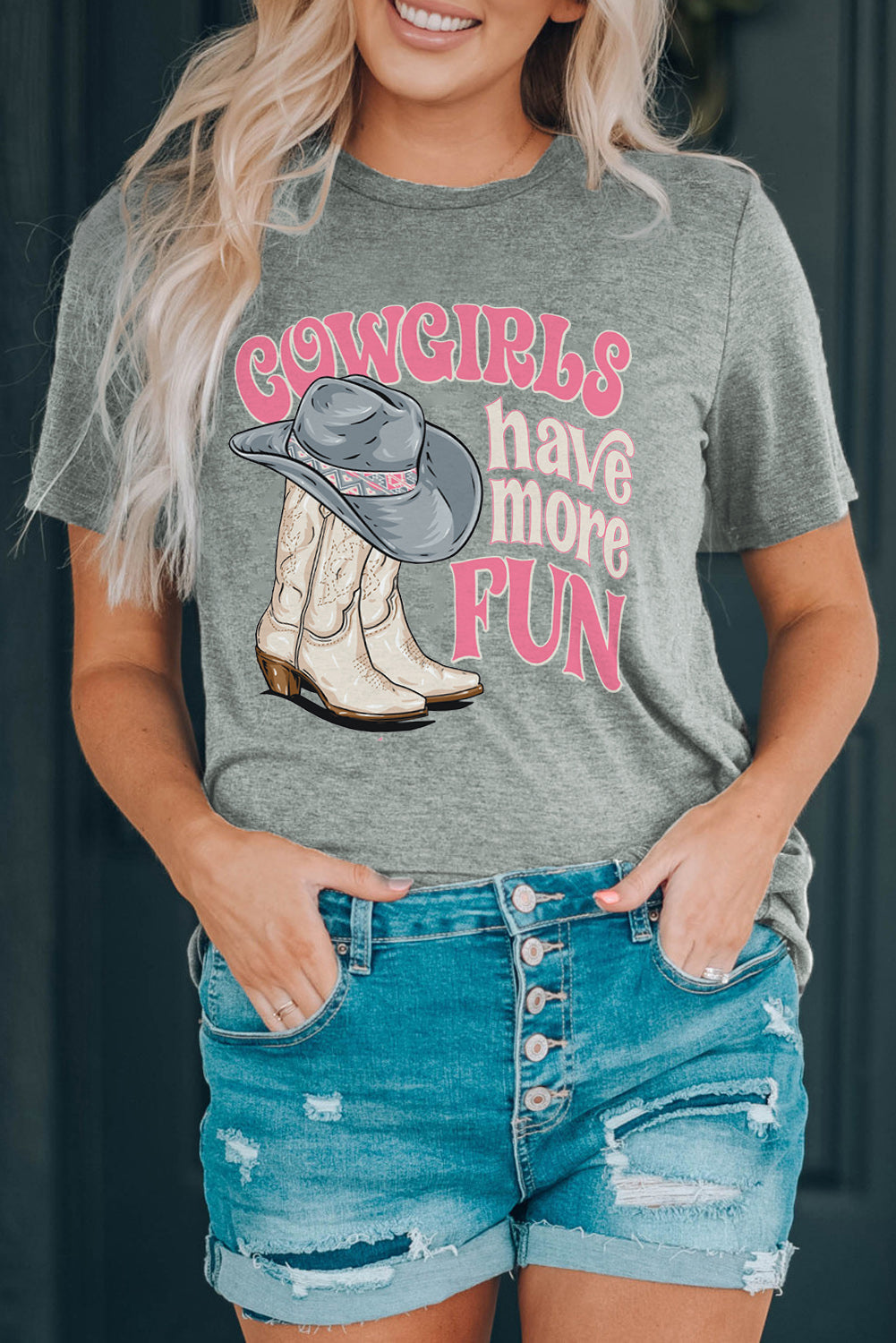 It's True Cowgirls Do Have More Fun! Graphic Tee