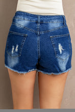 Load image into Gallery viewer, Love Summer Denim Shorts With Lace Detail
