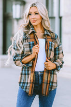 Load image into Gallery viewer, Plaid Shacket With Front Pockets
