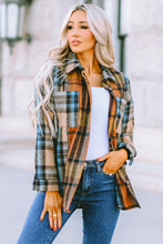 Load image into Gallery viewer, Plaid Shacket With Front Pockets
