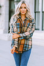 Load image into Gallery viewer, Plaid Shacket With Front Pockets
