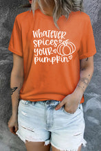 Load image into Gallery viewer, Whatever Spices Your Pumpkin Graphic Tee
